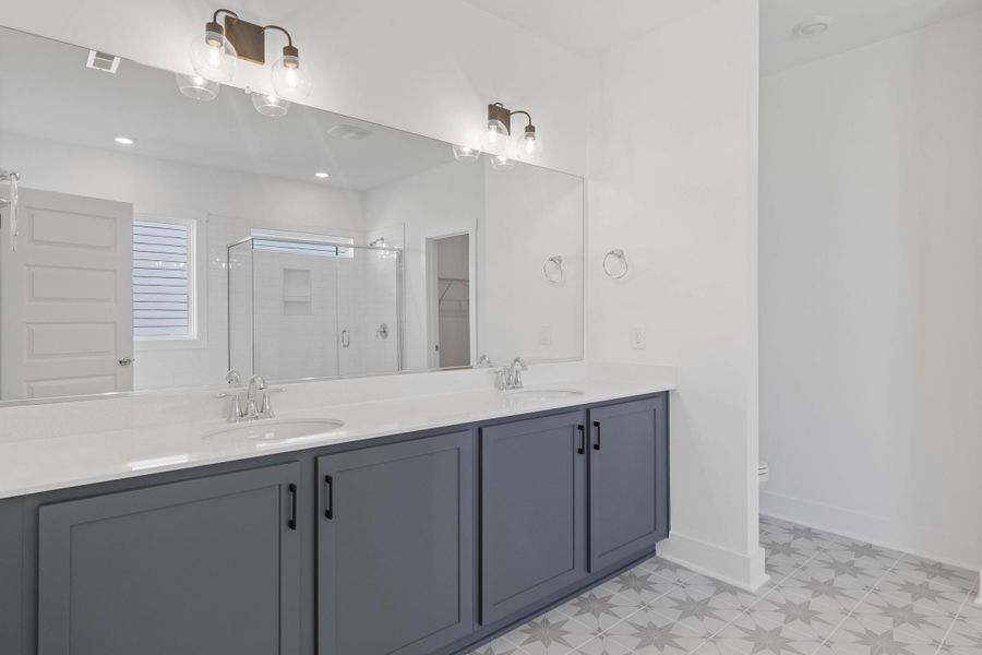 Representative furnished interior of a home built from the Bright Copper Kettles by Garman Homes in Havenbrooke, Kernersville (Image 5).