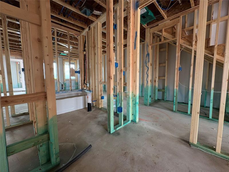 In-progress construction of a new home in Cannon Ranch, Dripping Springs, TX (Image 9).