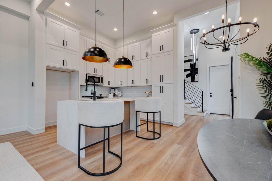 Furnished interior view inside a new home in , Houston (Image 6).