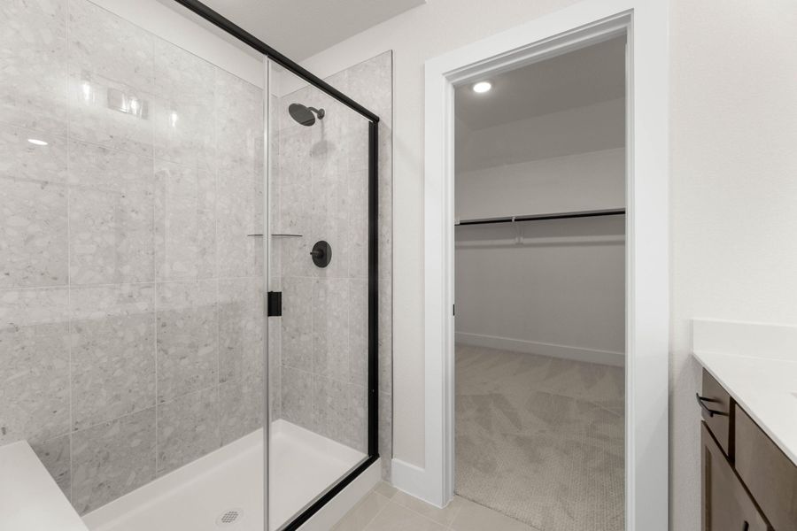 Furnished interior view inside a new home in Treeline, Justin (Image 9).