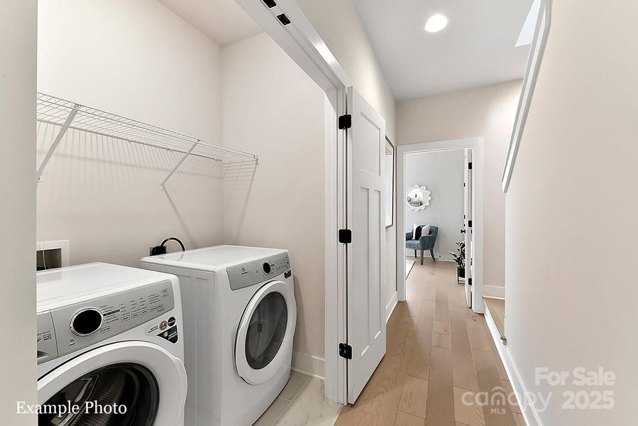 Furnished interior view inside a new home in North End Terraces, Charlotte (Image 15).