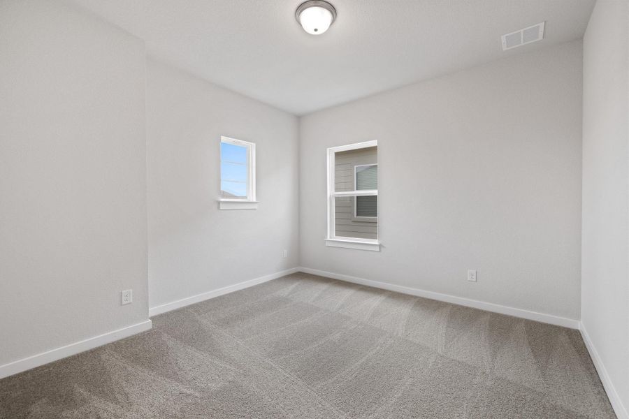 Spacious, unfurnished interior of a new home in Santa Rita Ranch, Liberty Hill (Image 25). Spacious, unfurnished interior of a new home in Santa Rita Ranch, Liberty Hill (Image 25).