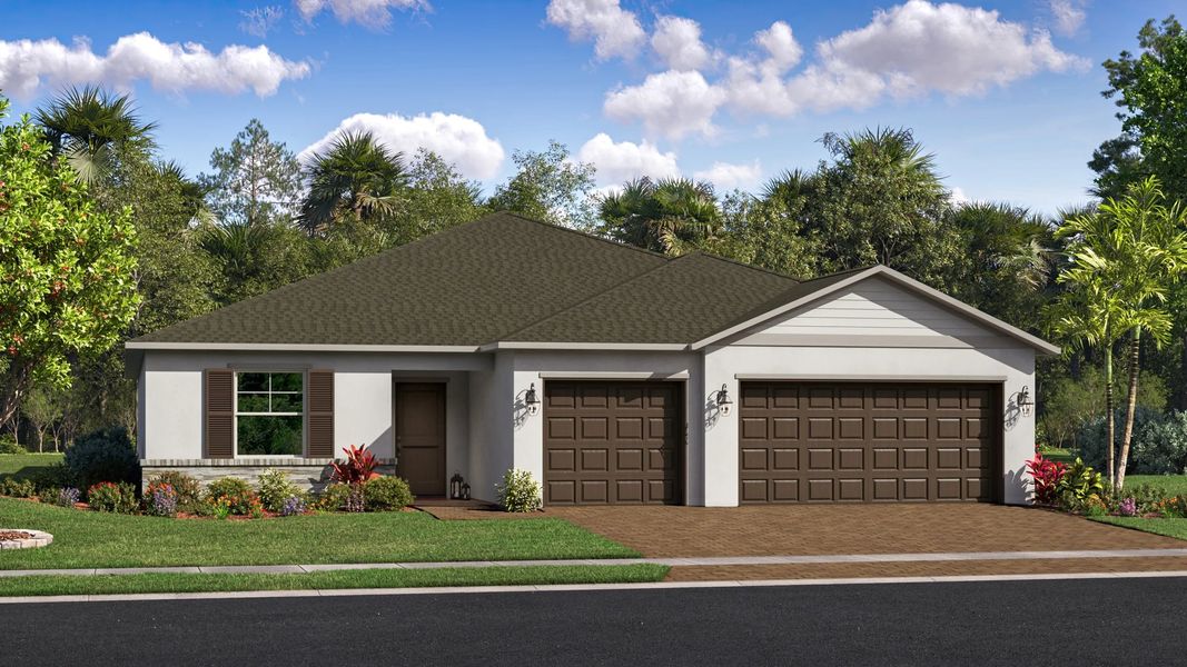 Exterior D with landscaping Exterior D with landscaping