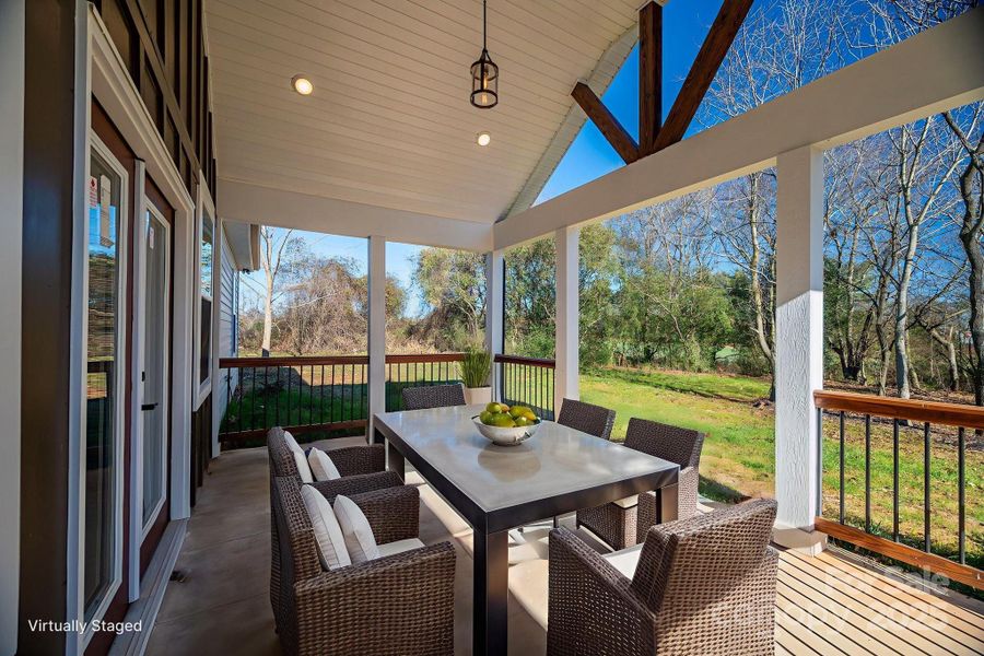 Exterior details and patio area of a home in , Shelby (Image 30).