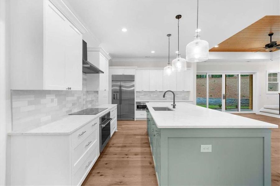 Furnished interior view inside a new home in , Cornelia (Image 8).