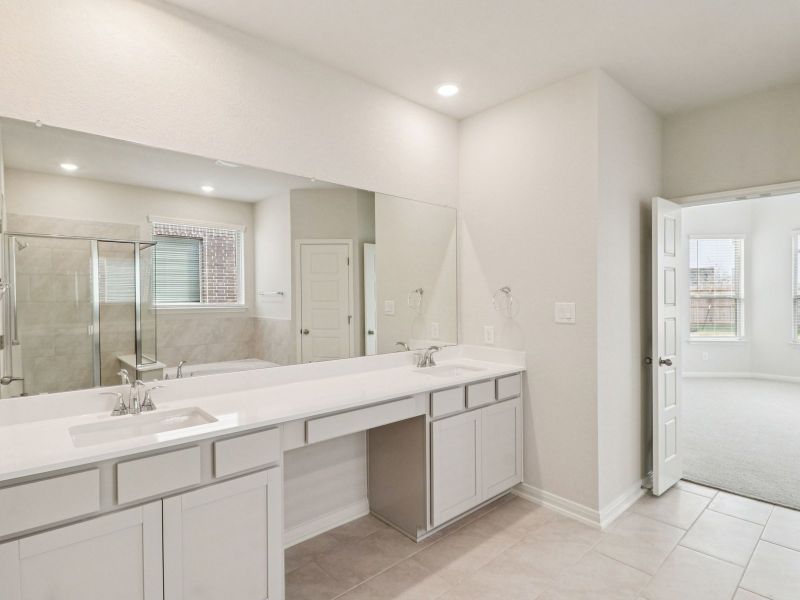 Furnished interior view inside a new home in Fox Falls, Boerne (Image 9). Furnished interior view inside a new home in Fox Falls, Boerne (Image 9).