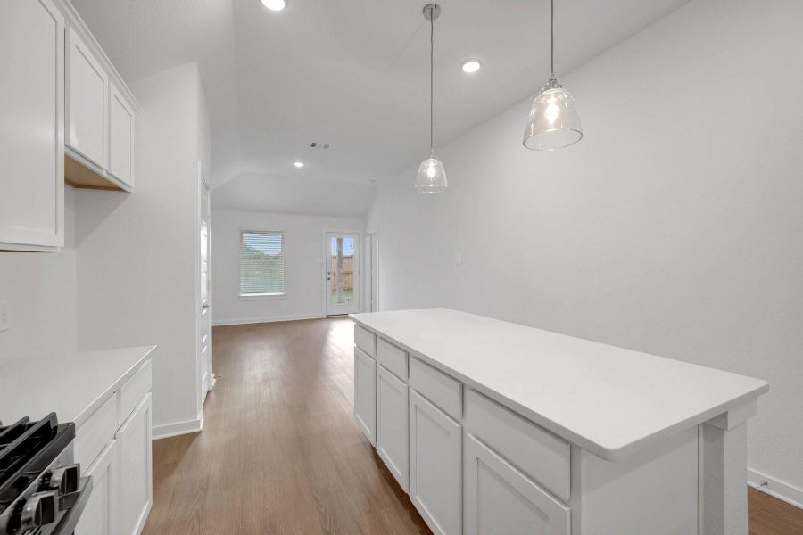 Furnished interior view inside a new home in Lone Star Landing, Montgomery (Image 15).