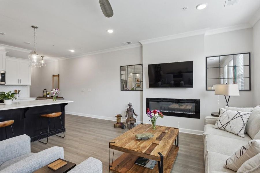 Furnished interior view inside a new home in , Marietta (Image 7). Furnished interior view inside a new home in , Marietta (Image 7).