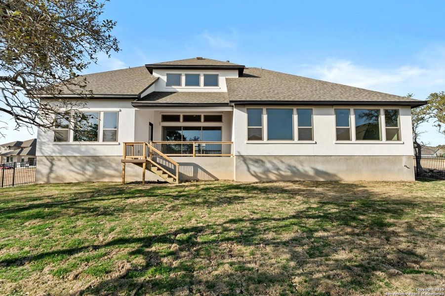 Exterior details and patio area of a home in Esperanza - 80' & 90', Boerne (Image 3). Exterior details and patio area of a home in Esperanza - 80' & 90', Boerne (Image 3).