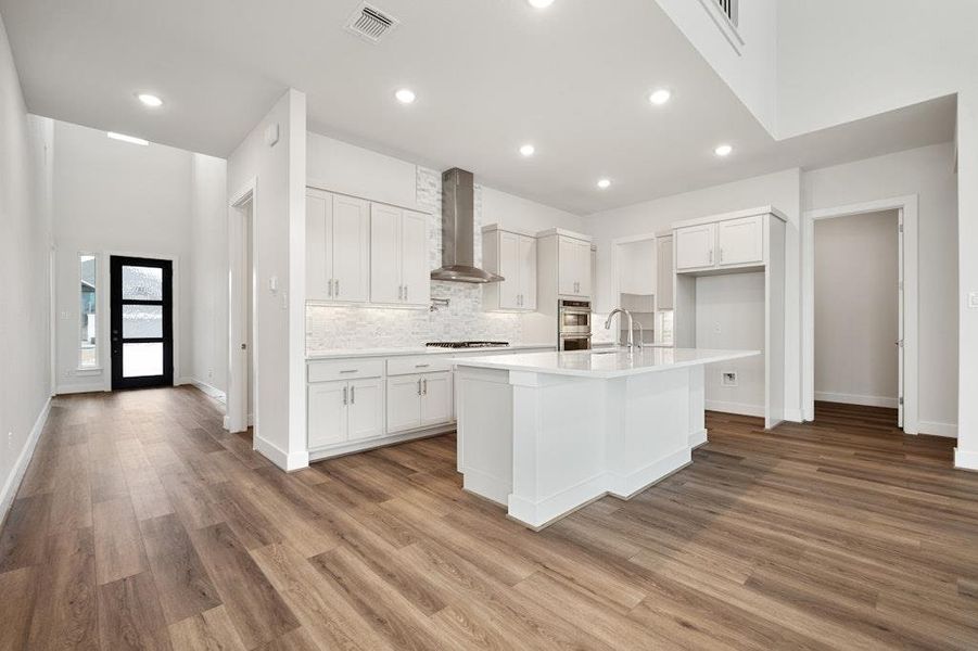 Furnished interior view inside a new home in Santa Rita Ranch, Liberty Hill (Image 14).