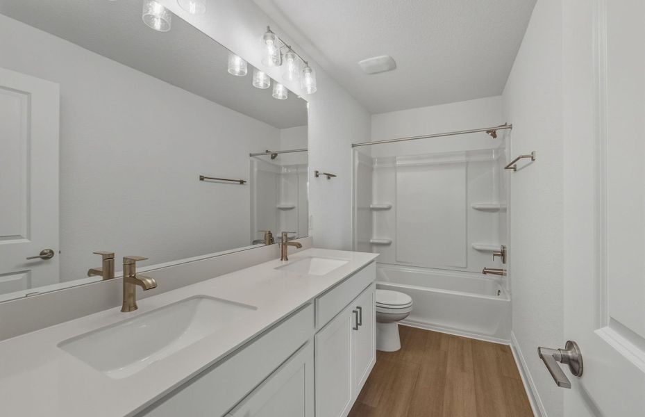 Furnished interior view inside a new home in Saddleback at Santa Rita Ranch, Liberty Hill (Image 5).