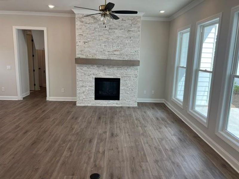 Spacious, unfurnished interior of a new home in Promenade at Sawnee Village, Cumming (Image 25).