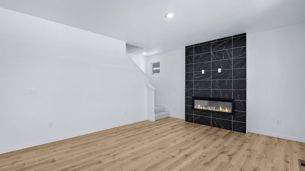 Spacious, unfurnished interior of a new home in Trails at Crowfoot, Parker (Image 33). Spacious, unfurnished interior of a new home in Trails at Crowfoot, Parker (Image 33).
