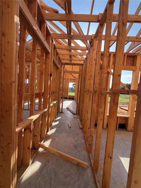 In-progress construction of a new home in , Montgomery, TX (Image 25).