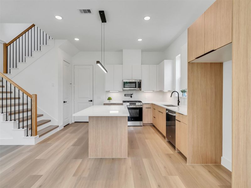 Furnished interior view inside a new home in , Houston (Image 9).