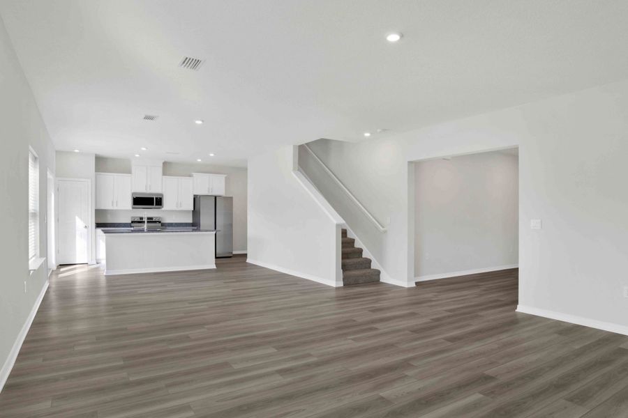 Representative unfurnished interior of a home built from the Sequoia by Maronda Homes in Bellview Pointe, Bellview (Image 13).