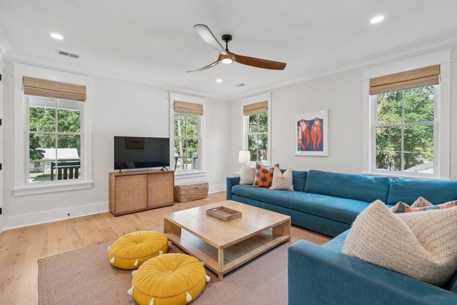 Furnished interior view inside a new home in , Isle Of Palms (Image 54).