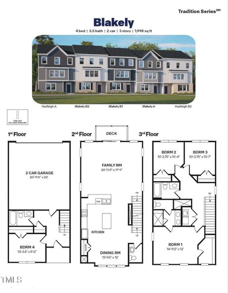 Blakely Floorplan MLS