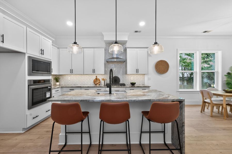Furnished interior view inside a new home in , North Charleston (Image 17).
