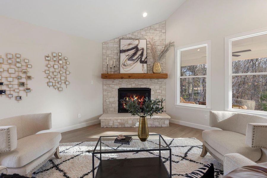Furnished interior view inside a new home in , Brenham (Image 12).