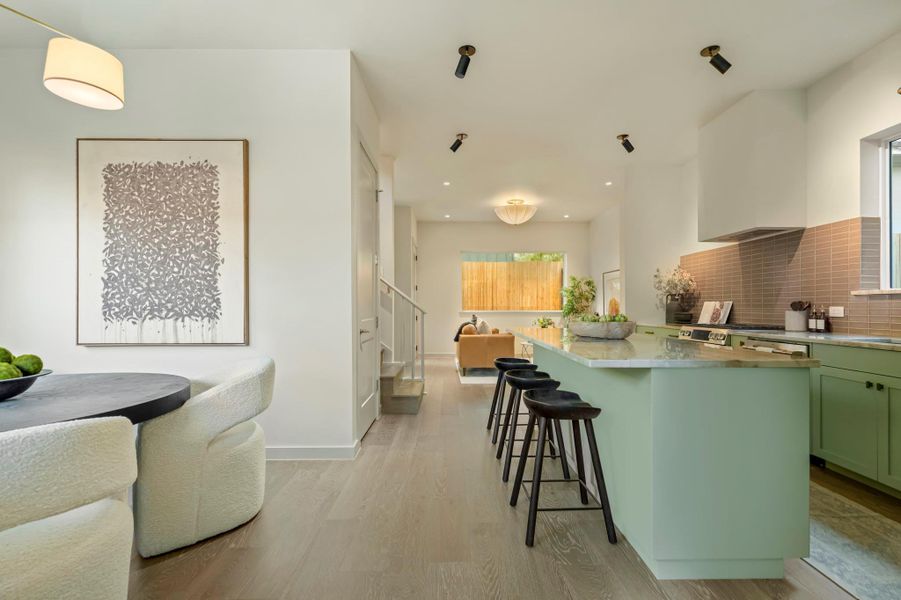 Furnished interior view inside a new home in , Austin (Image 12). Furnished interior view inside a new home in , Austin (Image 12).