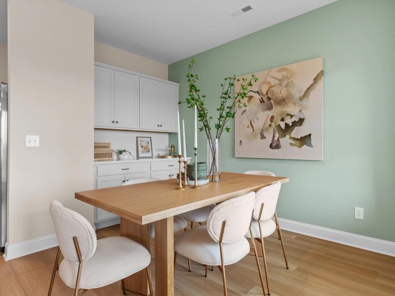 Representative furnished interior of a home built from the The Daphne F by Davidson Homes LLC in Waverly Estates, Josephine (Image 15). Representative furnished interior of a home built from the The Daphne F by Davidson Homes LLC in Waverly Estates, Josephine (Image 15).