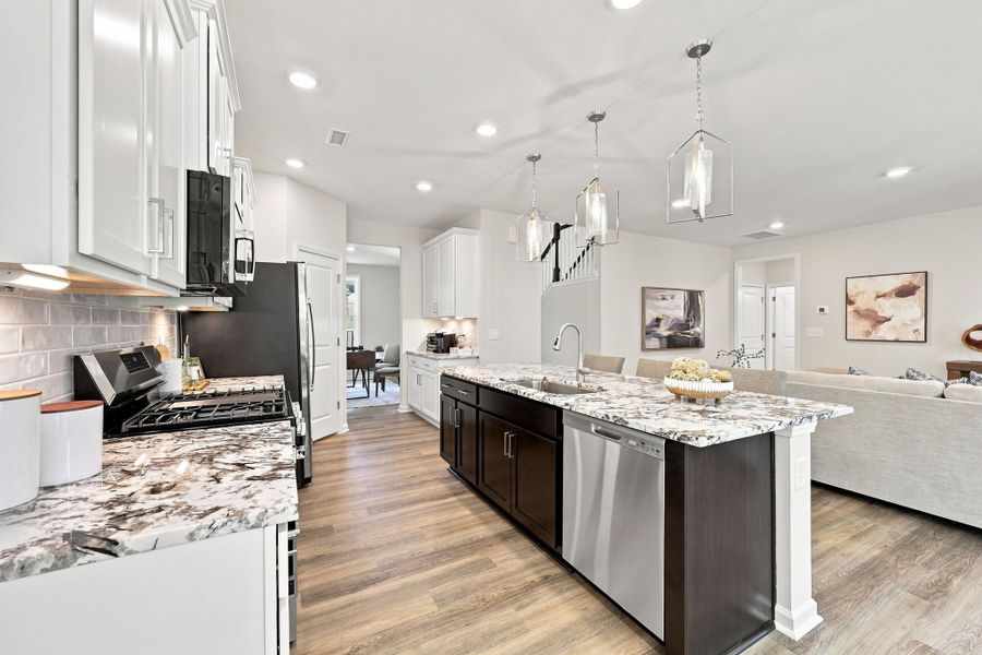 Representative furnished interior of a home built from the The Concerto by Chesapeake Homes in Highgate, Clayton (Image 8).