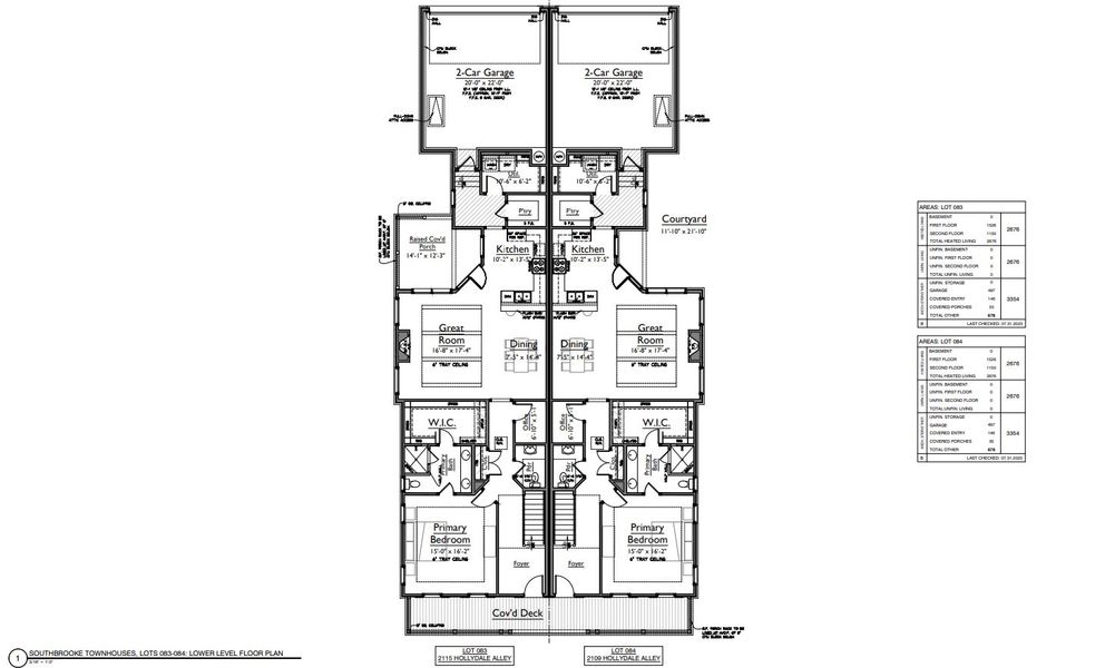 2D floor plan layout of this home in Southbrooke, Franklin, TN (Image 2).