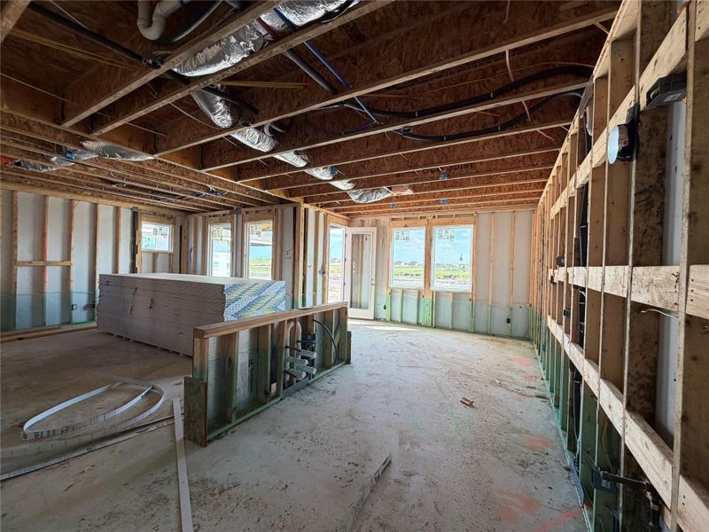 In-progress construction of a new home in The Trails at Carmel, Pflugerville, TX (Image 11). In-progress construction of a new home in The Trails at Carmel, Pflugerville, TX (Image 11).