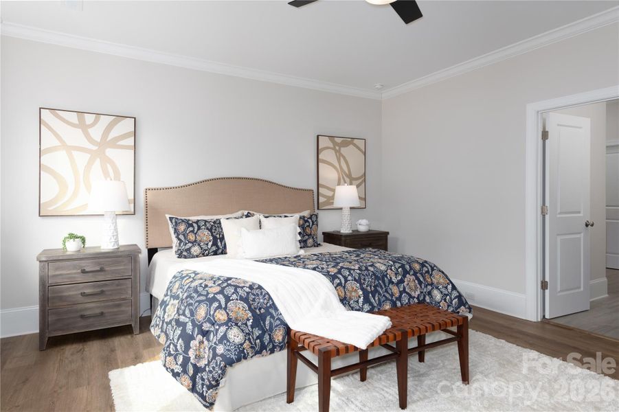 Furnished interior view inside a new home in , Sherrills Ford (Image 12).