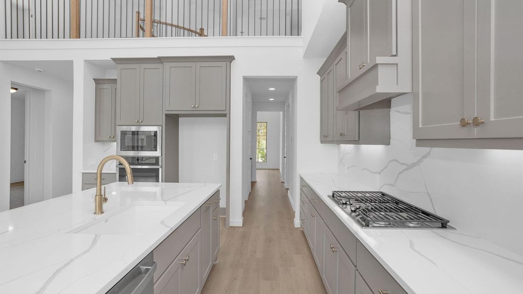 Furnished interior view inside a new home in Grange 60', Katy (Image 2).