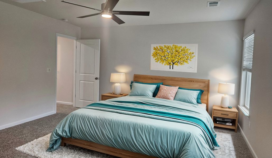 Representative furnished interior of a home built from the Lawson by Veranda Homes in The Abbey at Trolley Run Station, Aiken (Image 8).