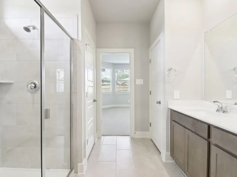 Furnished interior view inside a new home in Kallison Ranch, San Antonio (Image 10).