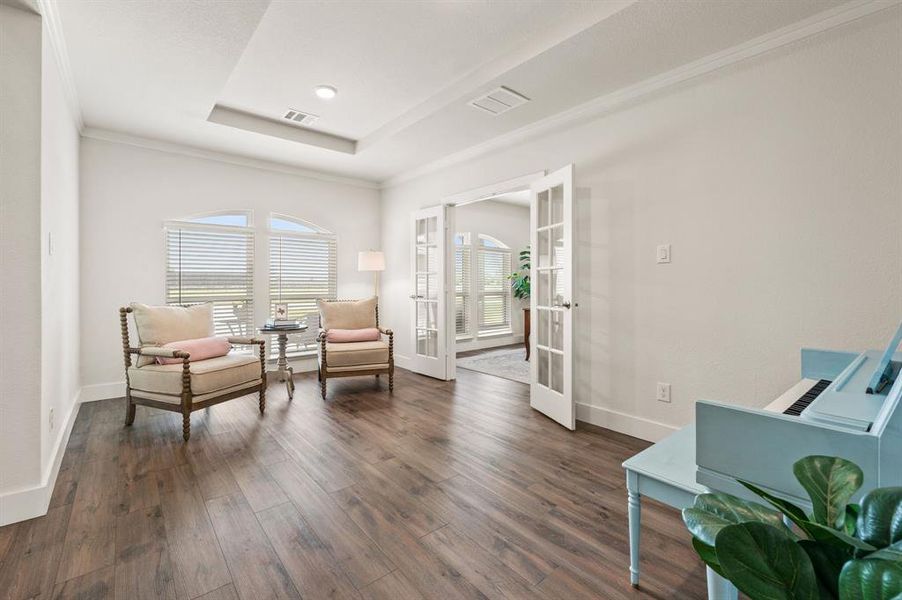 Furnished interior view inside a new home in , Haslet (Image 19).