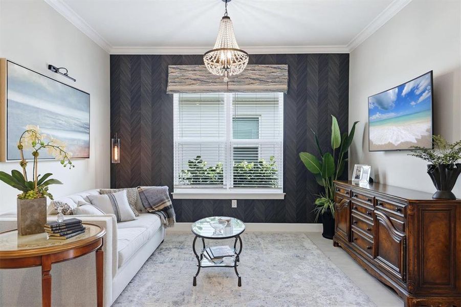 Furnished interior view inside a new home in Esplanade at Azario Lakewood Ranch, Bradenton (Image 18).