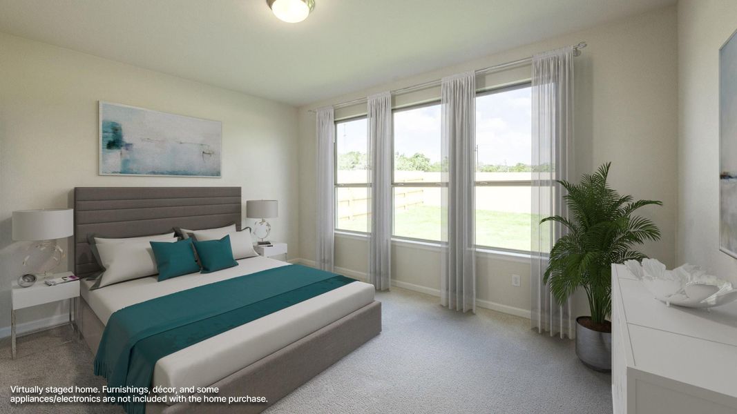 Furnished interior view inside a new home in Santa Rita Ranch - Tierra Rosa, Liberty Hill (Image 8).
