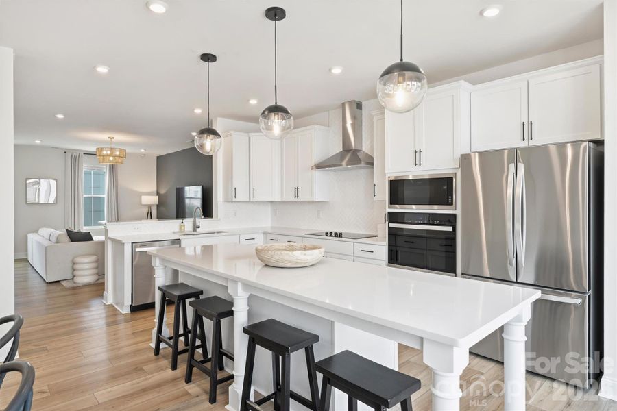 Furnished interior view inside a new home in The Townes of Cotswold, Charlotte (Image 44).