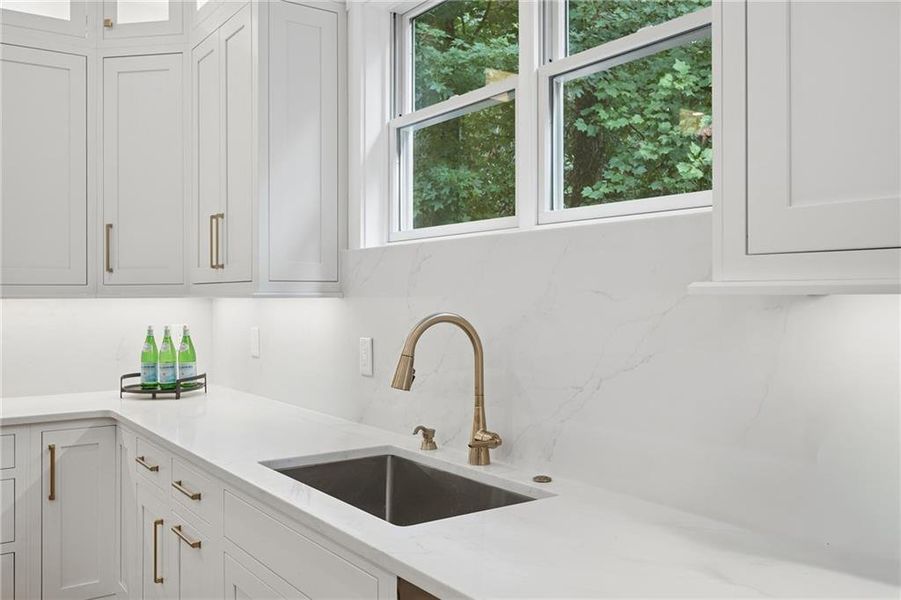Close-up of interior finishes inside a home in , Atlanta (Image 59).