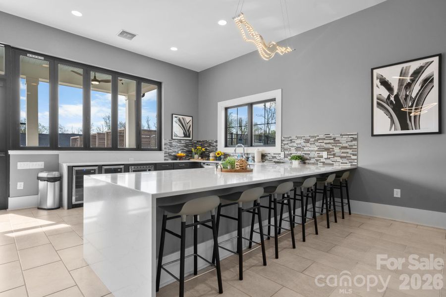 Furnished interior view inside a new home in , Denver (Image 31).