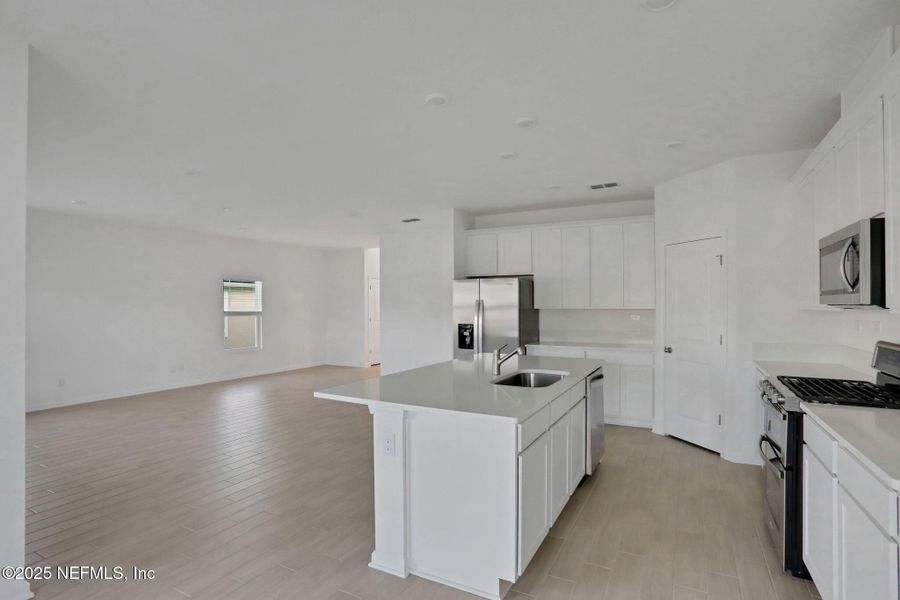 Furnished interior view inside a new home in Cordova Palms, St. Augustine (Image 12).