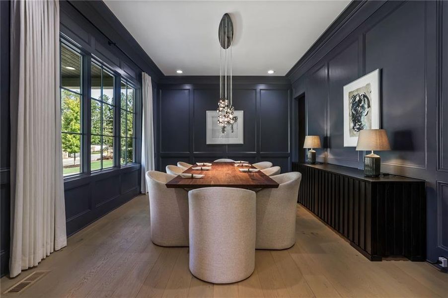 Furnished interior view inside a new home in , Milton (Image 40).