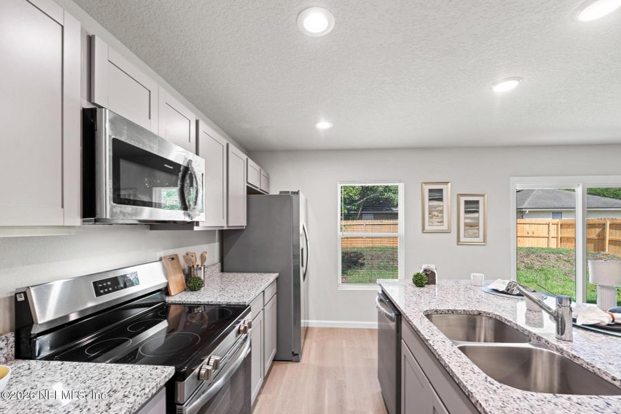Furnished interior view inside a new home in , Jacksonville (Image 9).