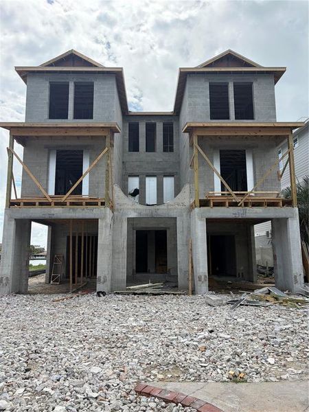 In-progress construction of a new home in , Indian Rocks Beach, FL (Image 6).