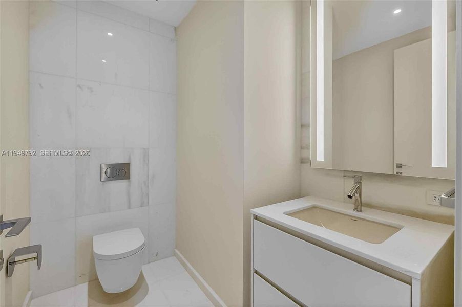 Furnished interior view inside a new home in , Miami (Image 15).