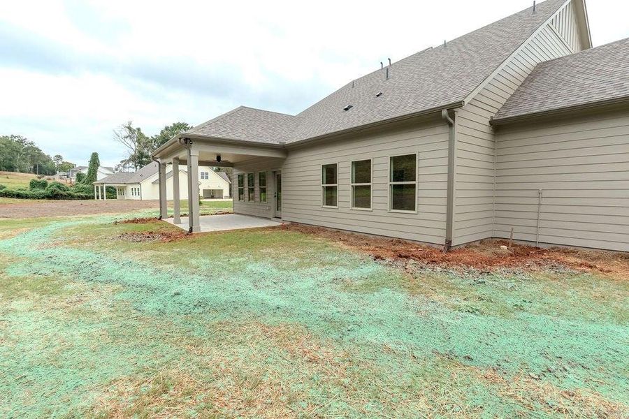 Exterior details and patio area of a home in , Hoschton (Image 30).