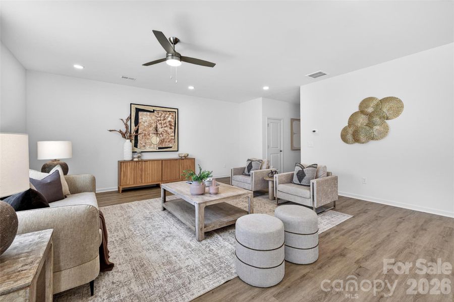Furnished interior view inside a new home in , Charlotte (Image 5).