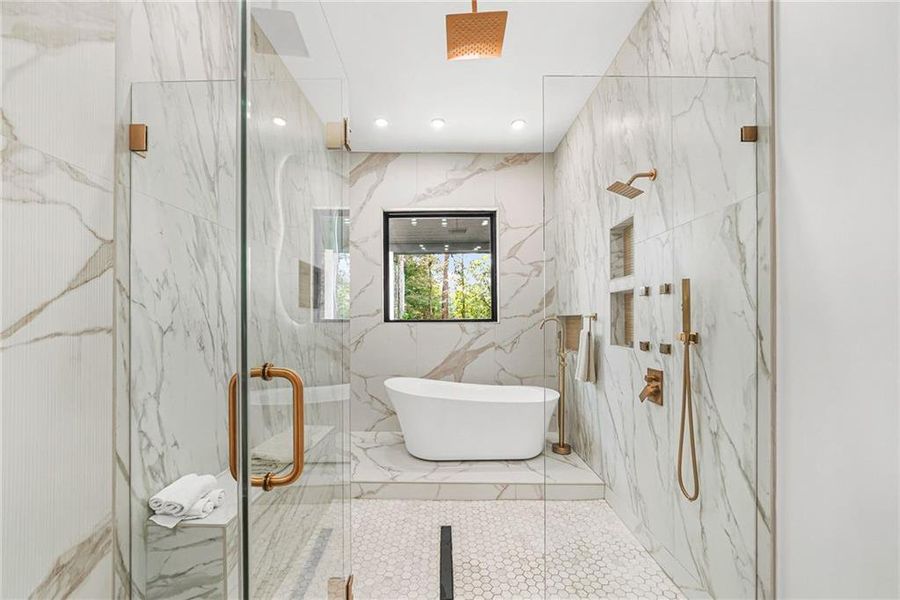 Furnished interior view inside a new home in , Atlanta (Image 9).