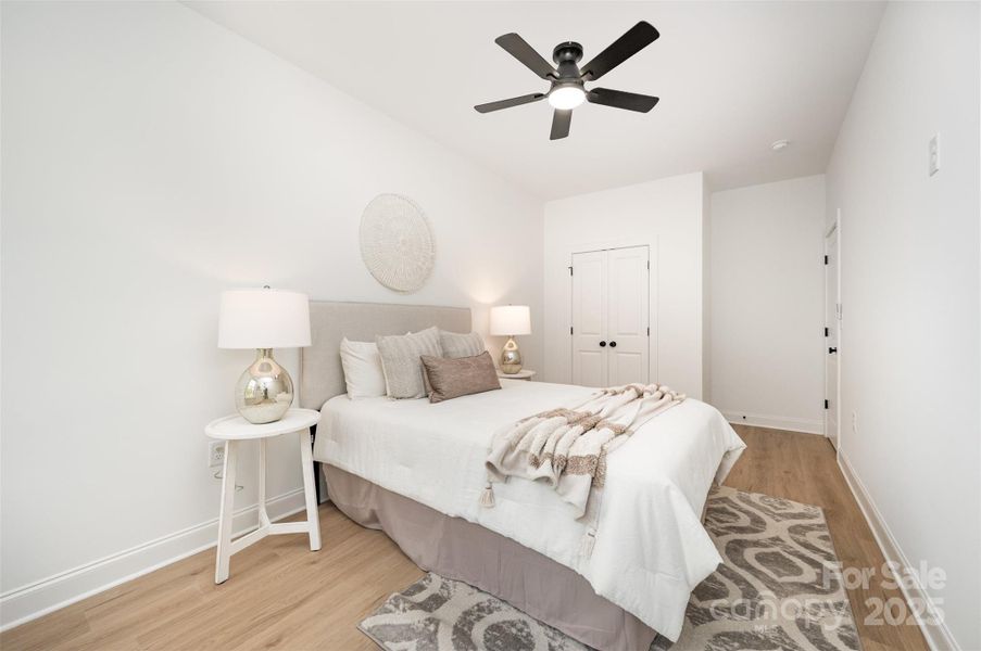 Furnished interior view inside a new home in , Charlotte (Image 25).