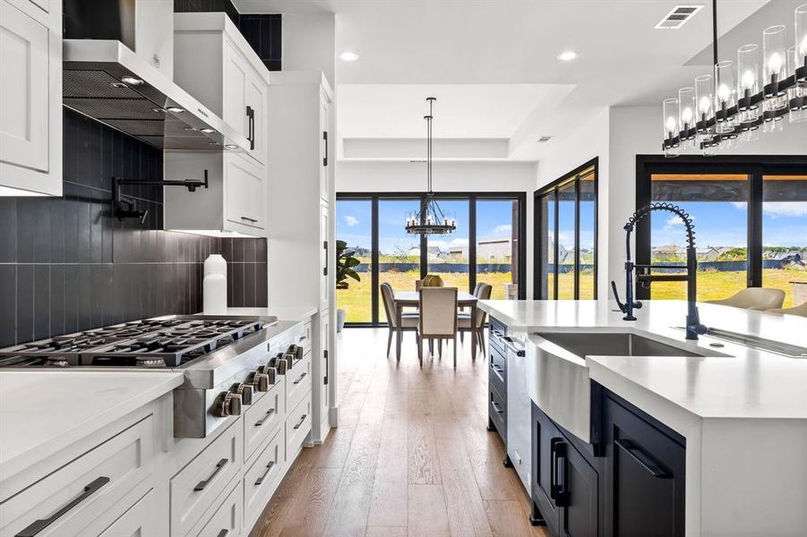 Furnished interior view inside a new home in , Heath (Image 8).