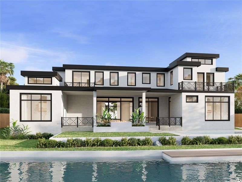 Front exterior of a new home in , Sarasota, FL, highlighting curb appeal (Image 2).